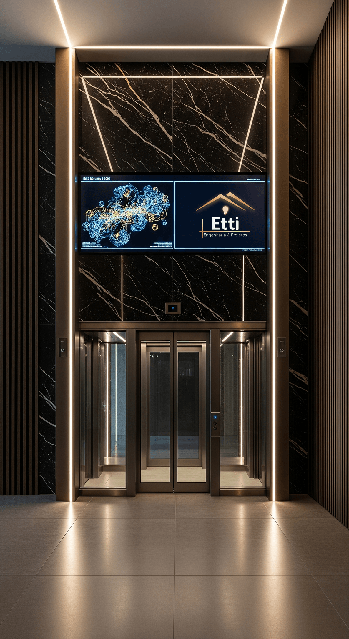 Textura de linhas tecnológicas em fundo escuro